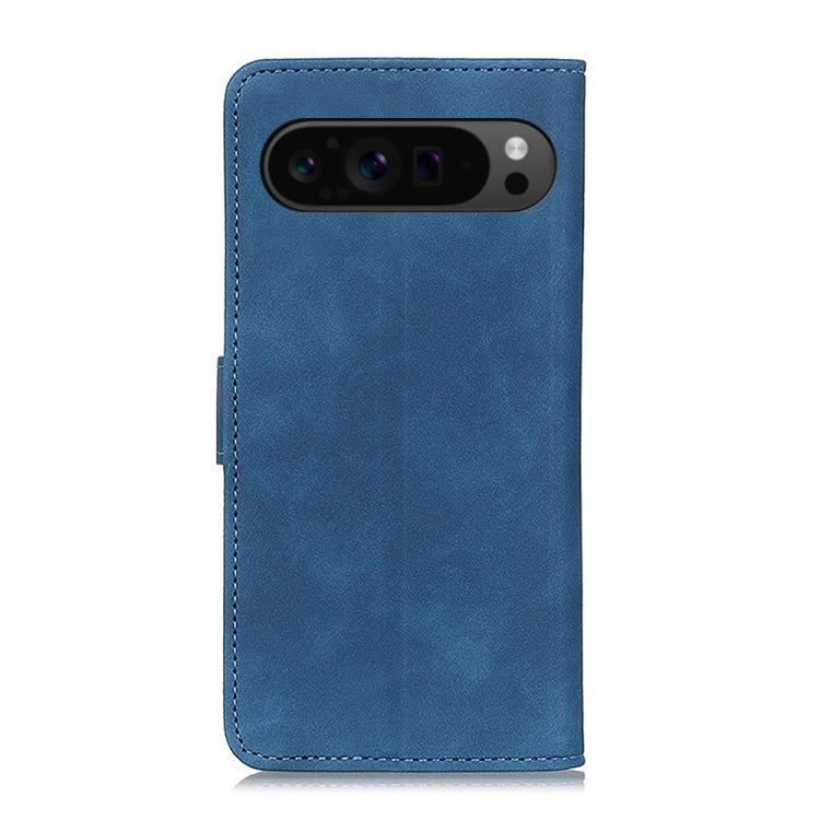 For Google Pixel 9 Pro KHAZNEH Retro Texture Flip Leather Phone Case(Blue) - Google Cases by PMC Jewellery | Online Shopping South Africa | PMC Jewellery | Buy Now Pay Later Mobicred