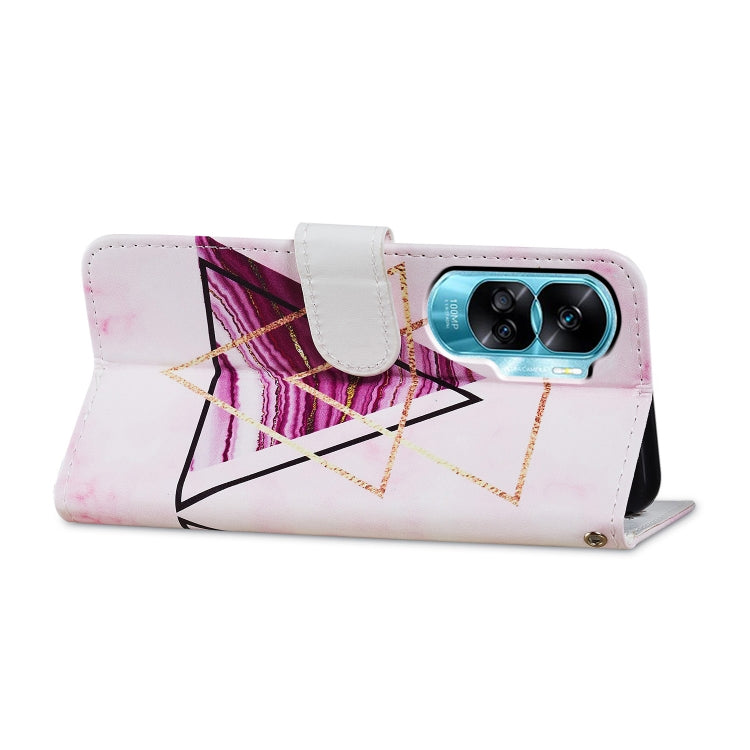 For Honor 90 Lite Painted Pattern Horizontal Flip Leather Phone Case(Marble) - Honor Cases by PMC TechLife | Online Shopping South Africa | PMC TechLife