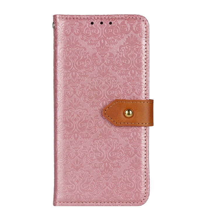 For Google Pixel 9 European Floral Embossed Leather Phone Case(Pink) - Google Cases by PMC Jewellery | Online Shopping South Africa | PMC Jewellery | Buy Now Pay Later Mobicred