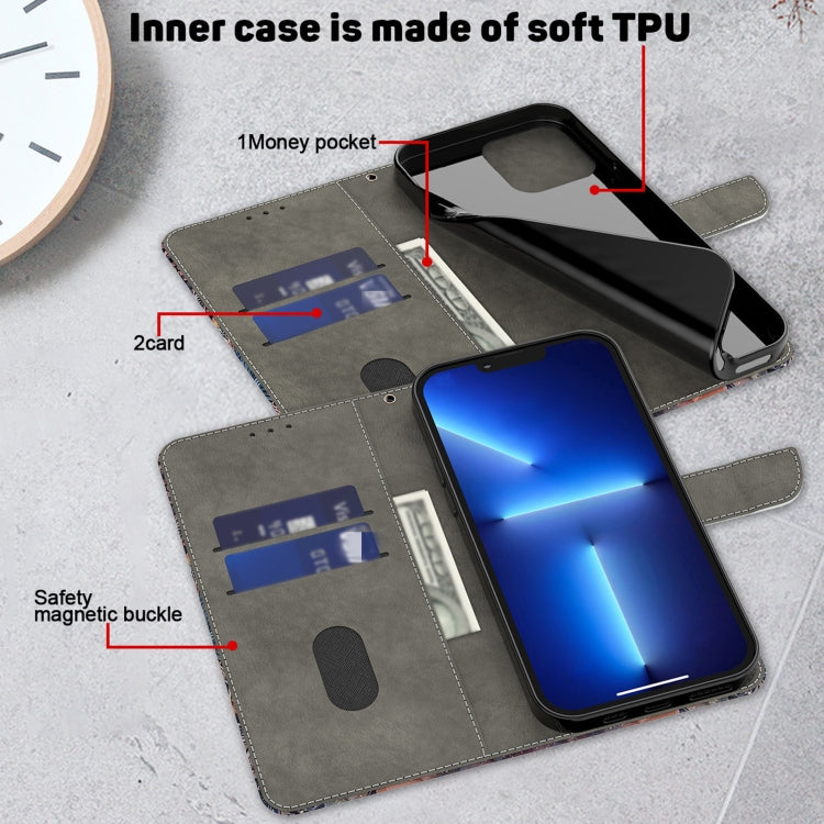For Motorola Moto G24 Crystal 3D Shockproof Protective Leather Phone Case(Reflection Dutterfly) - Motorola Cases by PMC TechLife | Online Shopping South Africa | PMC TechLife | Buy Now Pay Later Mobicred