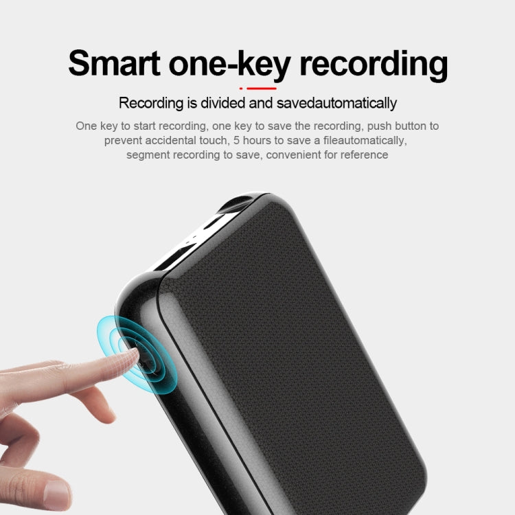 JNN Q75 Magnetic Power Bank Smart Voice Recorder, Memory:32GB(Black) - Recording Pen by JNN | Online Shopping South Africa | PMC Jewellery | Buy Now Pay Later Mobicred