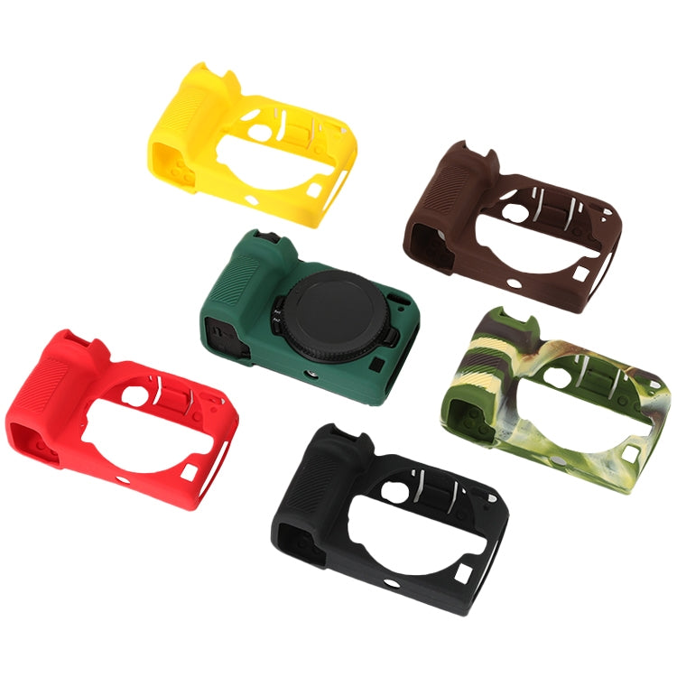 For Nikon Z 30 Soft Silicone Protective Case with Lens Cover(Red) - Protective Case by PMC TechLife | Online Shopping South Africa | PMC TechLife | Buy Now Pay Later Mobicred
