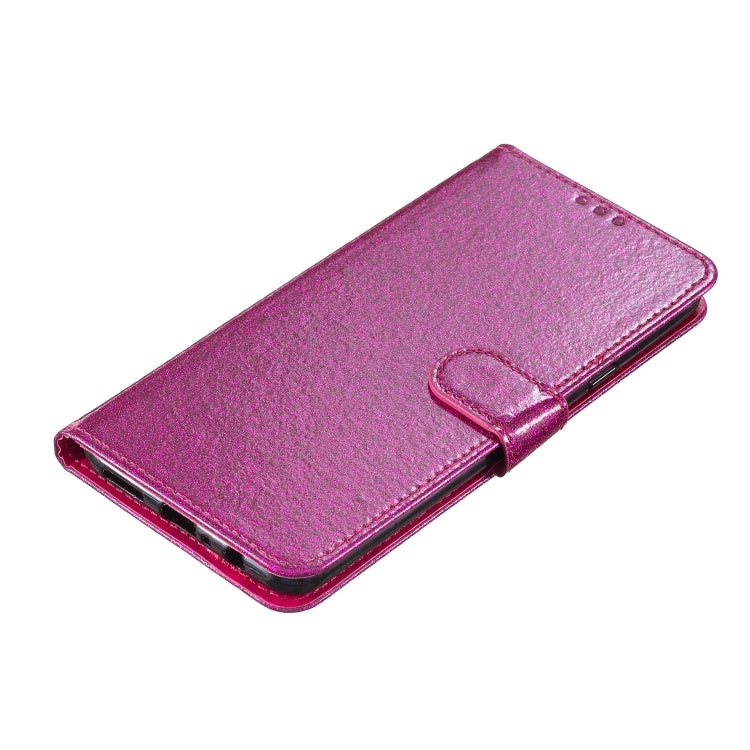 For Motorola Edge 2024 Glitter Powder Flip Leather Phone Case(Rose Red) - Motorola Cases by PMC Jewellery | Online Shopping South Africa | PMC Jewellery | Buy Now Pay Later Mobicred