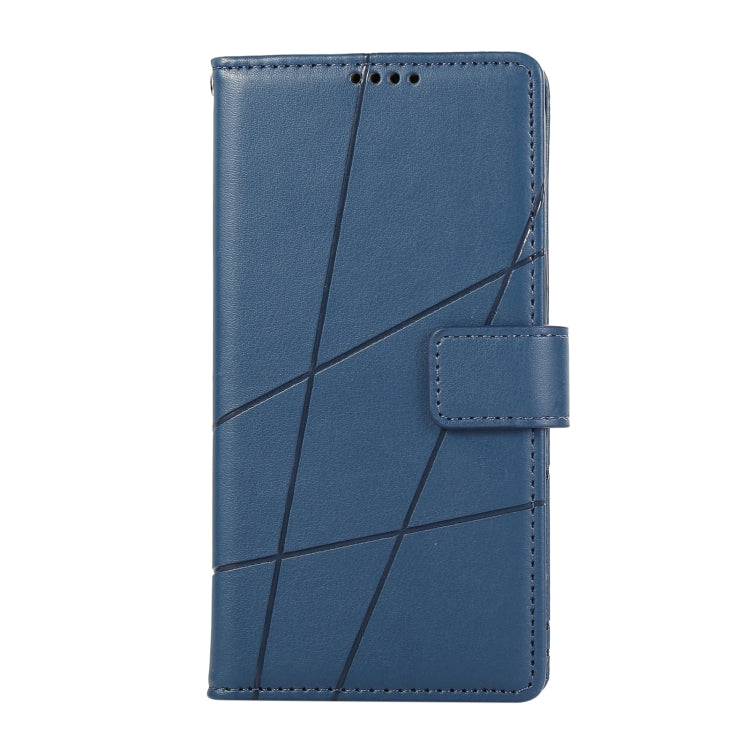 For Xiaomi Redmi Note 13 Pro+ PU Genuine Leather Texture Embossed Line Phone Case(Blue) - Note 13 Pro+ Cases by PMC Jewellery | Online Shopping South Africa | PMC Jewellery | Buy Now Pay Later Mobicred