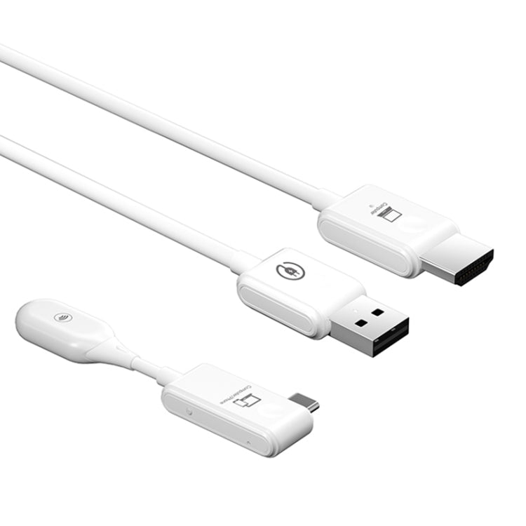 CS7 Wireless HDMI Transmitter Receiver Screen Player Adapter Cable(White) - Wireless Display Dongle by PMC TechLife | Online Shopping South Africa | PMC TechLife | Buy Now Pay Later Mobicred