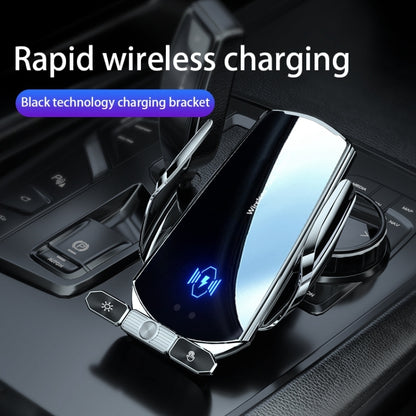 Q88 Infrared lnduction Wireless Fast Charging Air Outlet Car Holder(Silver) - Wireless Charger Holders by PMC Jewellery | Online Shopping South Africa | PMC Jewellery | Buy Now Pay Later Mobicred