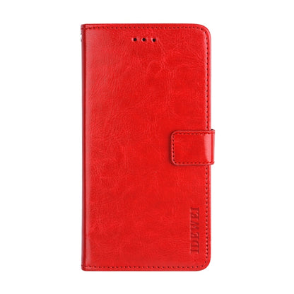 For OPPO Realme X3 idewei Crazy Horse Texture Horizontal Flip Leather Case with Holder & Card Slots & Wallet(Red) - Realme Cases by idewei | Online Shopping South Africa | PMC Jewellery | Buy Now Pay Later Mobicred