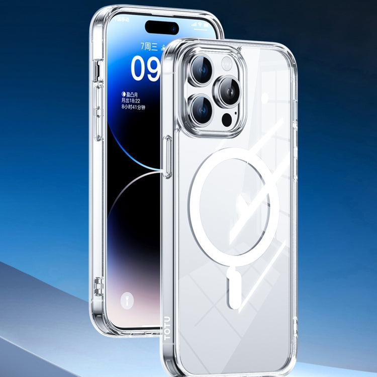 For iPhone 15 Pro TOTUDESIGN PC-5 Crystal Shield Series Magsafe Magnetic Phone Case(Transparent) - iPhone 15 Pro Cases by TOTUDESIGN | Online Shopping South Africa | PMC Jewellery