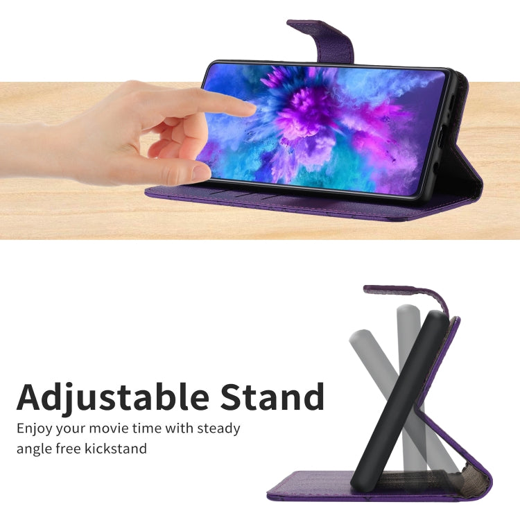 For Google Pixel 9 Rhombic Grid Texture Leather Phone Case(Purple) - Google Cases by PMC TechLife | Online Shopping South Africa | PMC TechLife | Buy Now Pay Later Mobicred