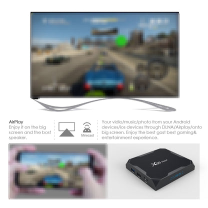 X96 max+ 4K Smart TV Box with Remote Control, Android 9.0, Amlogic S905X3 Quad-Core Cortex-A55,2GB+16GB, Support LAN, AV, 2.4G/5G WiFi, USBx2,TF Card, AU Plug - Amlogic S905 by PMC Jewellery | Online Shopping South Africa | PMC Jewellery | Buy Now Pay Later Mobicred