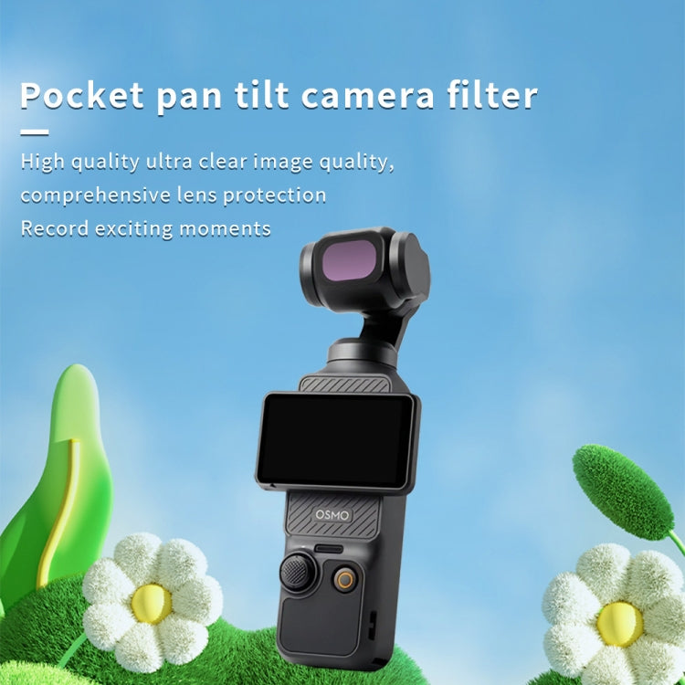 For DJI OSMO Pocket 3 JSR CB Series Camera Lens Filter, Filter:ND64PL - Lens Accessories by JSR | Online Shopping South Africa | PMC TechLife | Buy Now Pay Later Mobicred
