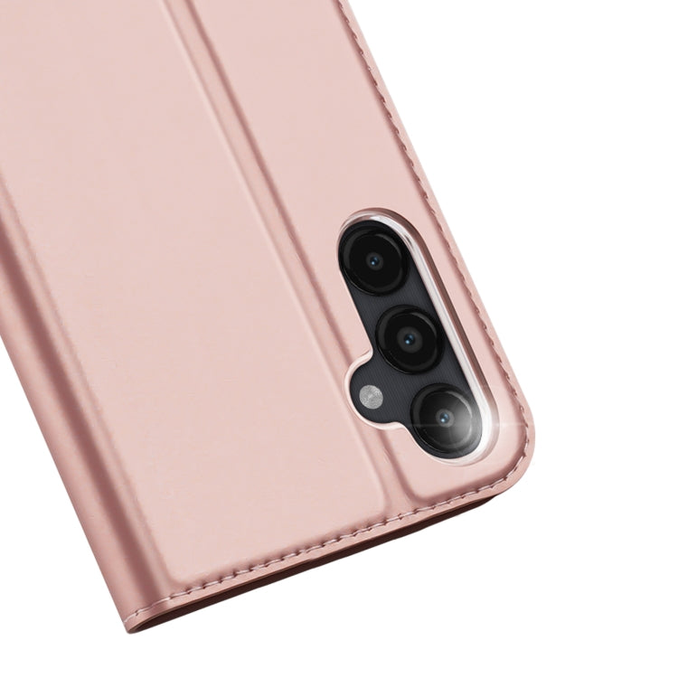 For Samsung Galaxy A15 5G / 4G DUX DUCIS Skin Pro Series Flip Leather Phone Case(Pink) - Galaxy Phone Cases by DUX DUCIS | Online Shopping South Africa | PMC Jewellery | Buy Now Pay Later Mobicred