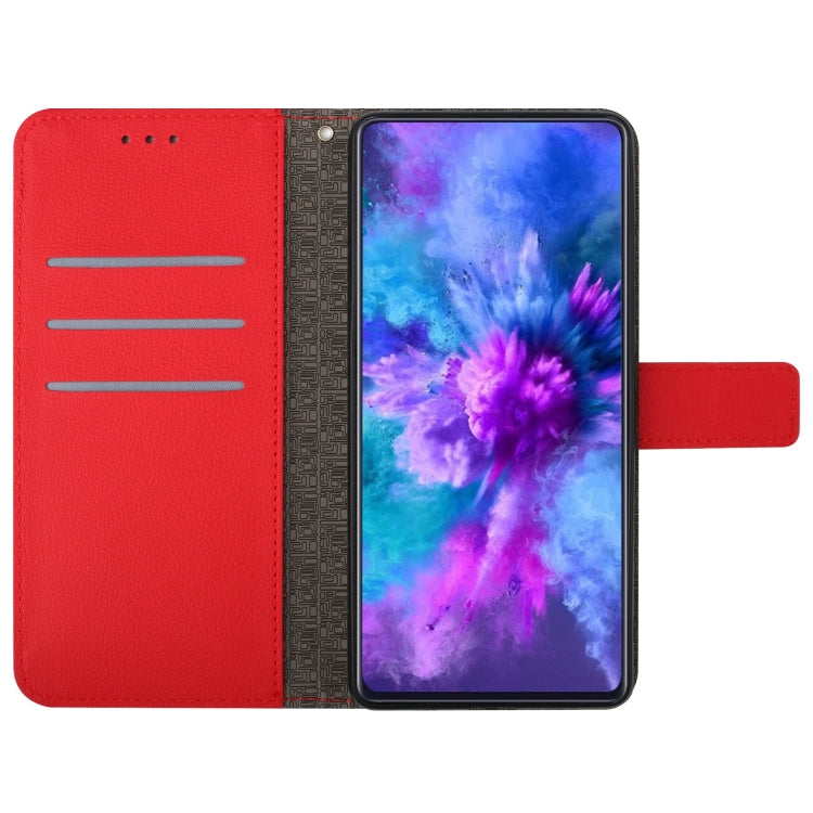 For Motorola Moto G Play 5G 2024 Rhombic Grid Texture Leather Phone Case(Red) - Motorola Cases by PMC Jewellery | Online Shopping South Africa | PMC Jewellery | Buy Now Pay Later Mobicred