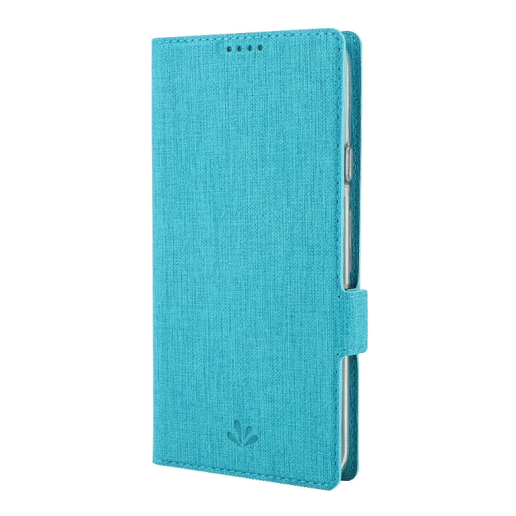 For LG Stylo 6 ViLi Side Button Magnetic Suction Type Shockproof TPU + PU Horizontal Flip Protective Case with Card Slot & Holder & Wallet(Blue) - LG by ViLi | Online Shopping South Africa | PMC Jewellery | Buy Now Pay Later Mobicred