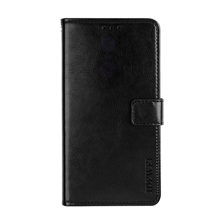 For Ulefone Note 8P idewei Crazy Horse Texture Horizontal Flip Leather Case with Holder & Card Slots & Wallet(Black) - More Brand by idewei | Online Shopping South Africa | PMC Jewellery | Buy Now Pay Later Mobicred