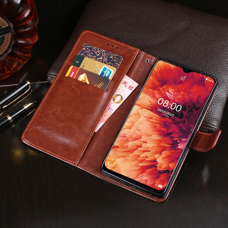 For Ulefone Note 8P idewei Crazy Horse Texture Horizontal Flip Leather Case with Holder & Card Slots & Wallet(Red) - Ulefone Cases by idewei | Online Shopping South Africa | PMC Jewellery | Buy Now Pay Later Mobicred