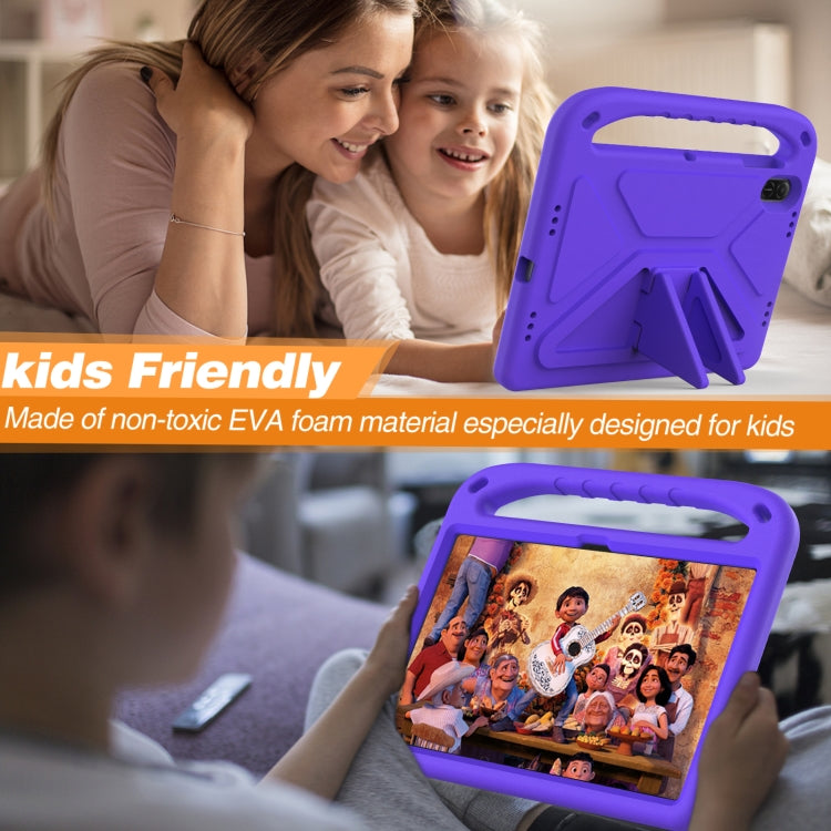 For Honor Pad X8a Handle Portable EVA Shockproof Tablet Case(Purple) - Honor by PMC TechLife | Online Shopping South Africa | PMC TechLife | Buy Now Pay Later Mobicred