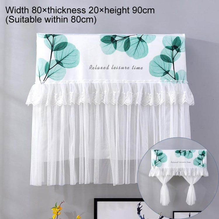 Do Not Take Dust-proof And Anti Direct Blowing Simple Wind Hanging Machine Air Conditioner Moon Cover, Size:Width 80 × Thickness 20 × Height 90cm(Round Leaf) - Dust Covers by PMC Jewellery | Online Shopping South Africa | PMC Jewellery | Buy Now Pay Later Mobicred