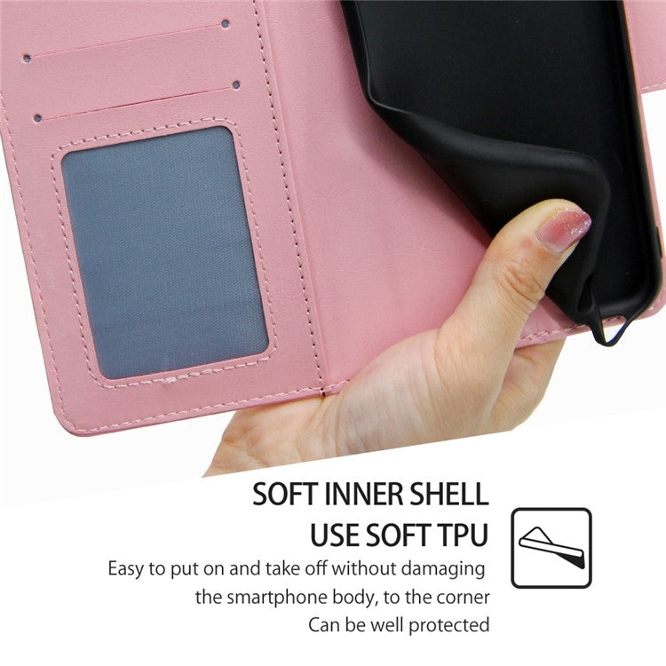 For Motorola Edge 5G 2024 Crystal Texture Leather Phone Case(Pink) - Motorola Cases by PMC Jewellery | Online Shopping South Africa | PMC Jewellery | Buy Now Pay Later Mobicred