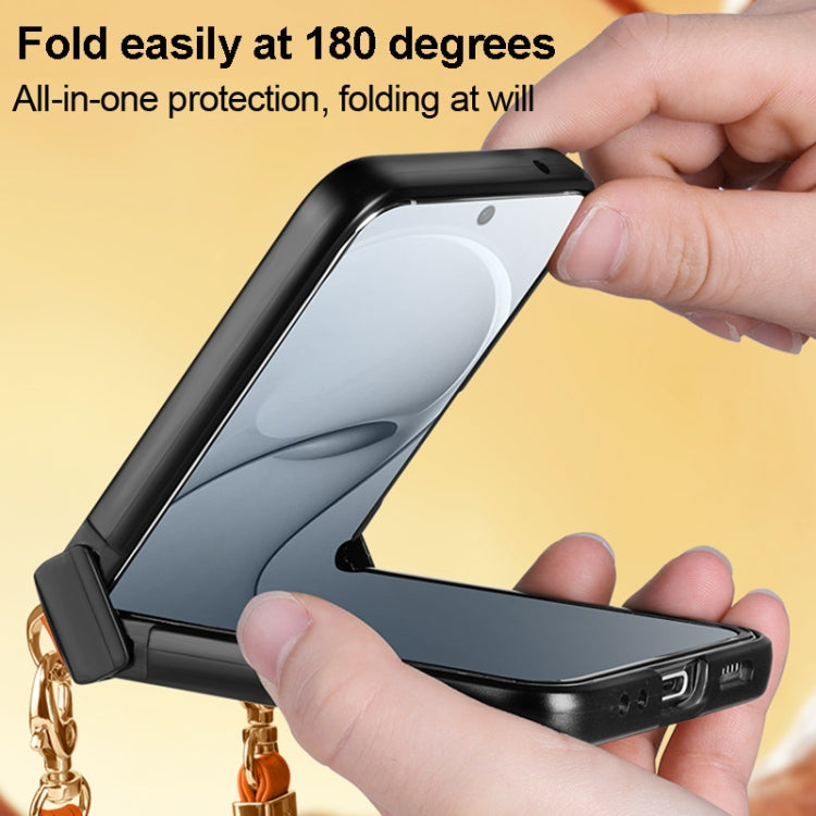 For Huawei nova Flip SULADA Elegant Rhombic Texture Folding Phone Case with Lanyard(Blue) - free shipping - PMC TechLife - Order now!
