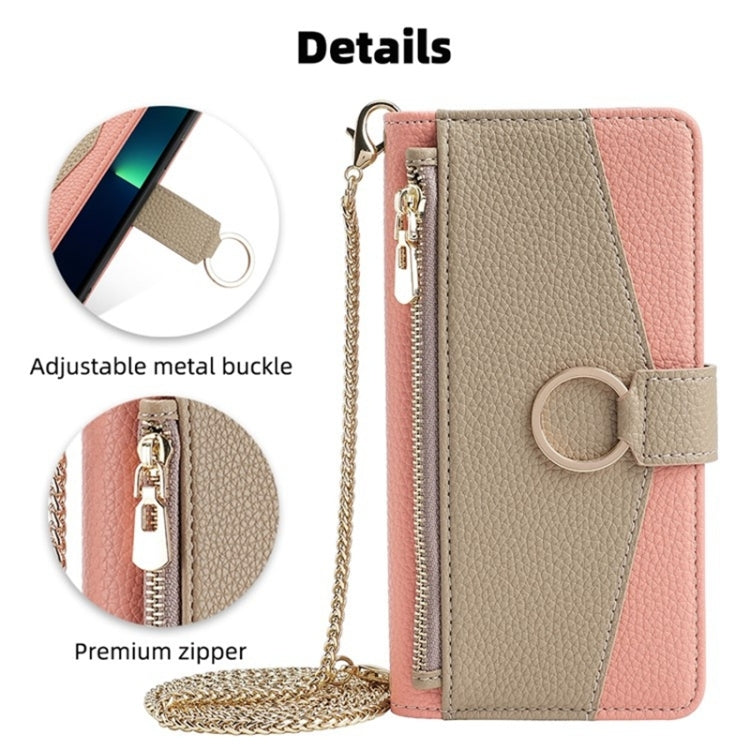 For Honor 20 Pro Crossbody Litchi Texture Leather Phone Case(Pink) - Honor Cases by PMC TechLife | Online Shopping South Africa | PMC TechLife | Buy Now Pay Later Mobicred