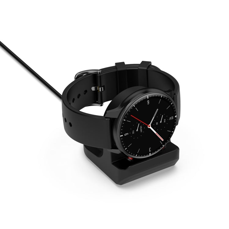 For Amazfit Active Smart Watch Silicone Charging Bracket without Charging Cable(Black) - Charger by PMC TechLife | Online Shopping South Africa | PMC TechLife | Buy Now Pay Later Mobicred