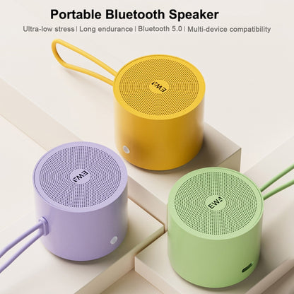 EWA A127 Outdoor IPX5 Waterproof Portable Mini TWS Wireless Bluetooth Speaker(Yellow) - Waterproof Speaker by EWA | Online Shopping South Africa | PMC Jewellery | Buy Now Pay Later Mobicred