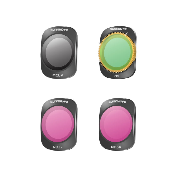 For DJI OSMO Pocket 3 Sunnylife Camera Lens Magnetic Metal Filter, Filter:4 in 1 MCUV CPL ND32/64 - Lens Accessories by Sunnylife | Online Shopping South Africa | PMC TechLife | Buy Now Pay Later Mobicred