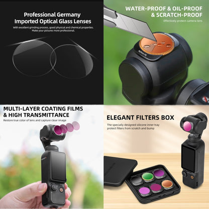 For DJI OSMO Pocket 3 Sunnylife Camera Lens Filter, Filter:ND8PL - Lens Accessories by Sunnylife | Online Shopping South Africa | PMC Jewellery | Buy Now Pay Later Mobicred