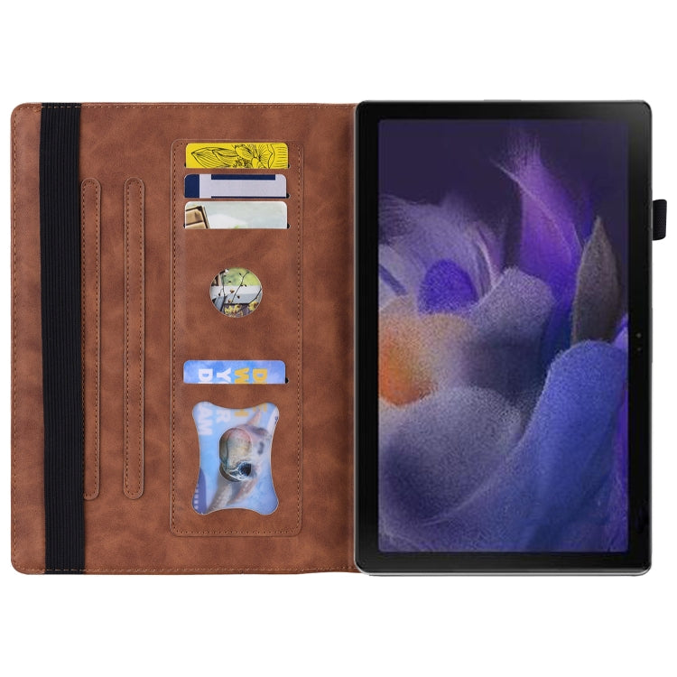 For Lenovo Tab M11 / Xiaoxin Pad 11 2024 2025 Business Shockproof Horizontal Flip Leather Tablet Case(Brown) - free shipping - PMC Jewellery - Order now!