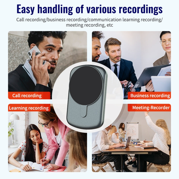 JNN A1 Strong Magnetic Mobile Call Voice Recorder, Memory:8GB(Black) - Recording Pen by JNN | Online Shopping South Africa | PMC Jewellery | Buy Now Pay Later Mobicred