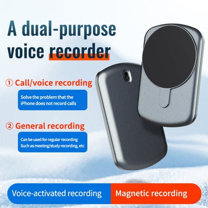 JNN A1 Strong Magnetic Mobile Call Voice Recorder, Memory:32GB(Black) - Recording Pen by JNN | Online Shopping South Africa | PMC Jewellery | Buy Now Pay Later Mobicred