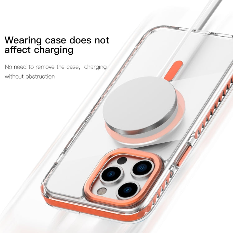 For iPhone 15 Pro Max Mutural Cushion Series MagSafe Magnetic Phone Case(Purple) - iPhone 15 Pro Max Cases by Mutural | Online Shopping South Africa | PMC Jewellery