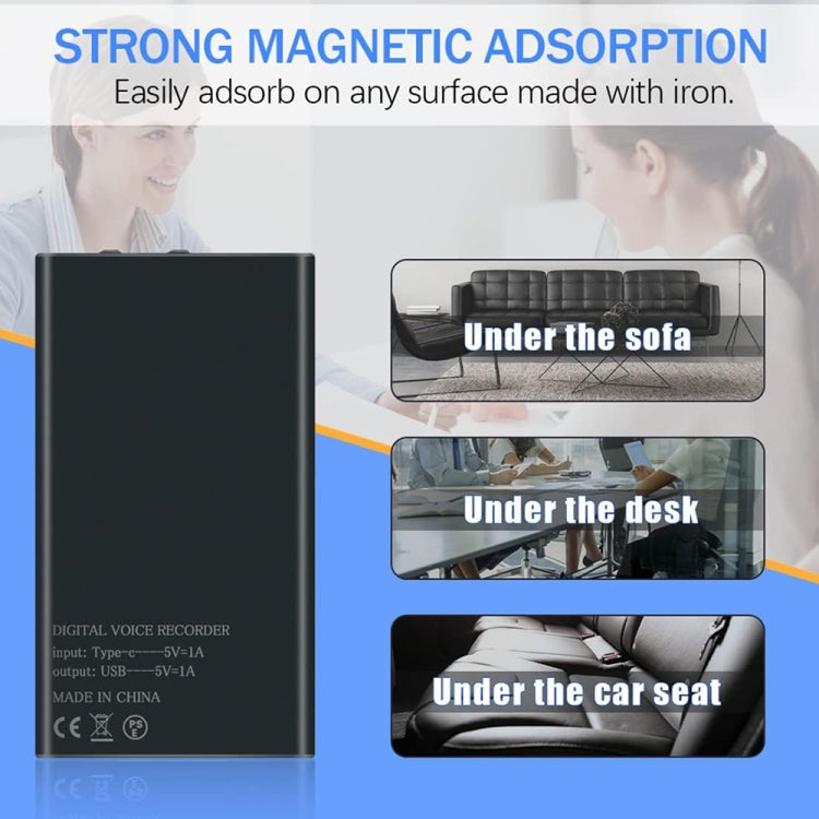 MZ006 Smart HD Noise Reduction Recorder, Capacity:16GB - Recording Pen by PMC TechLife | Online Shopping South Africa | PMC TechLife | Buy Now Pay Later Mobicred