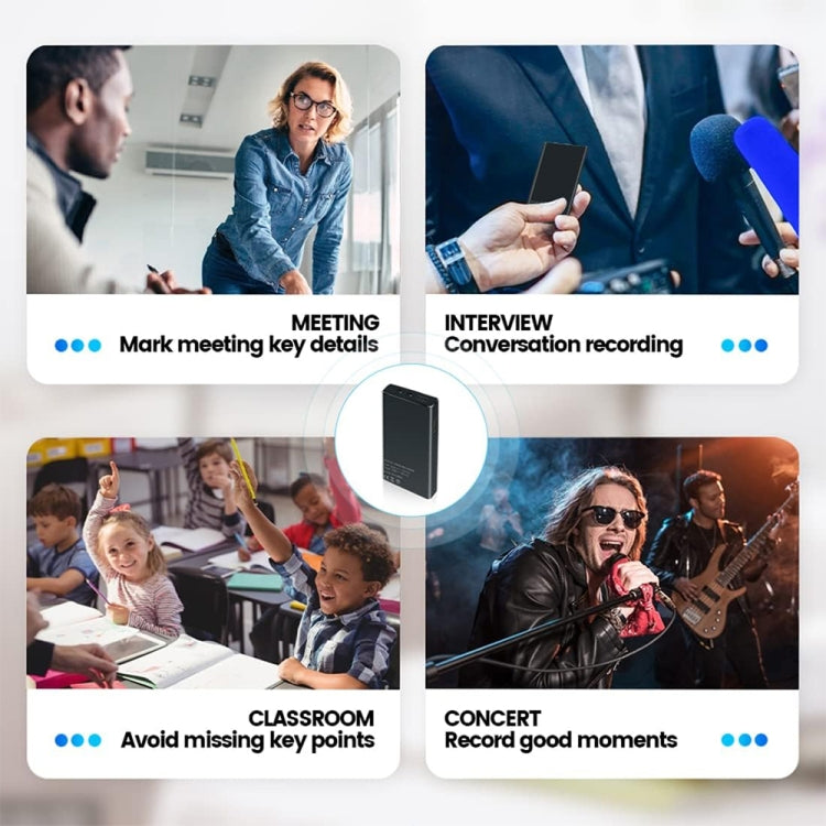 MZ006 Smart HD Noise Reduction Recorder, Capacity:16GB - Recording Pen by PMC TechLife | Online Shopping South Africa | PMC TechLife | Buy Now Pay Later Mobicred