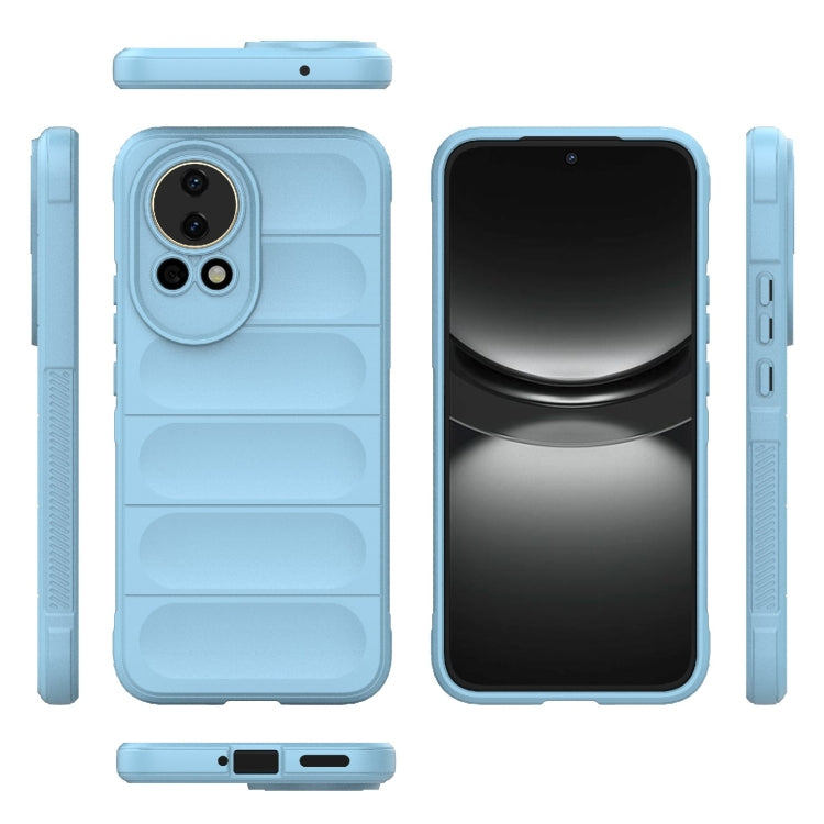 For Huawei nova 12 5G Magic Shield TPU + Flannel Phone Case(Light Blue) - Huawei Cases by PMC Jewellery | Online Shopping South Africa | PMC Jewellery | Buy Now Pay Later Mobicred