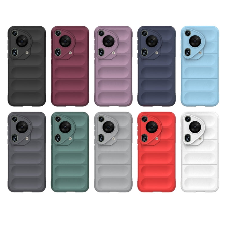 For Huawei Pura 70 Ultra Magic Shield TPU + Flannel Phone Case(Light Blue) - Huawei Cases by PMC TechLife | Online Shopping South Africa | PMC TechLife | Buy Now Pay Later Mobicred