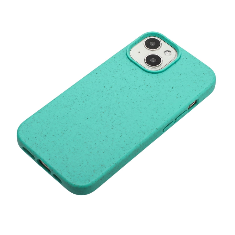 For iPhone 13 Wheat MagSafe Magnetic Straw Material + TPU Phone Case(Green) - iPhone 13 Cases by PMC TechLife | Online Shopping South Africa | PMC TechLife