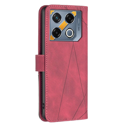 For Infinix GT 20 Pro 5G Magnetic Buckle Rhombus Texture Leather Phone Case(Red) - Infinix Cases by PMC Jewellery | Online Shopping South Africa | PMC Jewellery | Buy Now Pay Later Mobicred