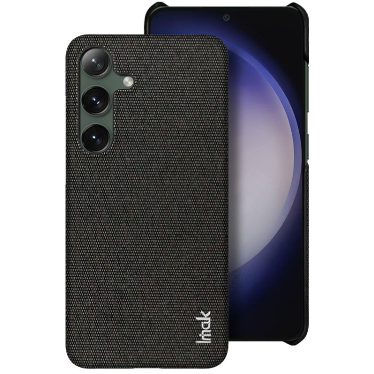 For Samsung Galaxy S24 5G imak Ruiyi Series Cloth Texture PU + PC Phone Case(Black) - Galaxy S24 5G Cases by imak | Online Shopping South Africa | PMC Jewellery | Buy Now Pay Later Mobicred