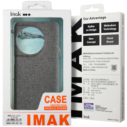 For Samsung Galaxy S24 5G imak Ruiyi Series Cloth Texture PU + PC Phone Case(Dark Grey) - Galaxy S24 5G Cases by imak | Online Shopping South Africa | PMC Jewellery | Buy Now Pay Later Mobicred