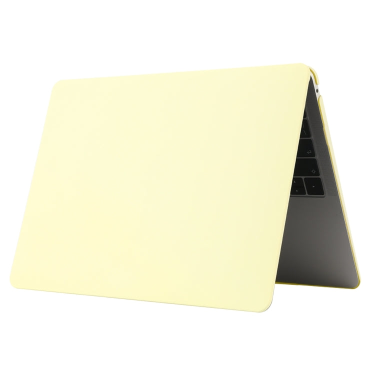 For MacBook Pro 16 inch M3 Max Cream Style Laptop Plastic Protective Case(Cream Yellow) - MacBook Pro Cases by PMC Jewellery | Online Shopping South Africa | PMC Jewellery | Buy Now Pay Later Mobicred