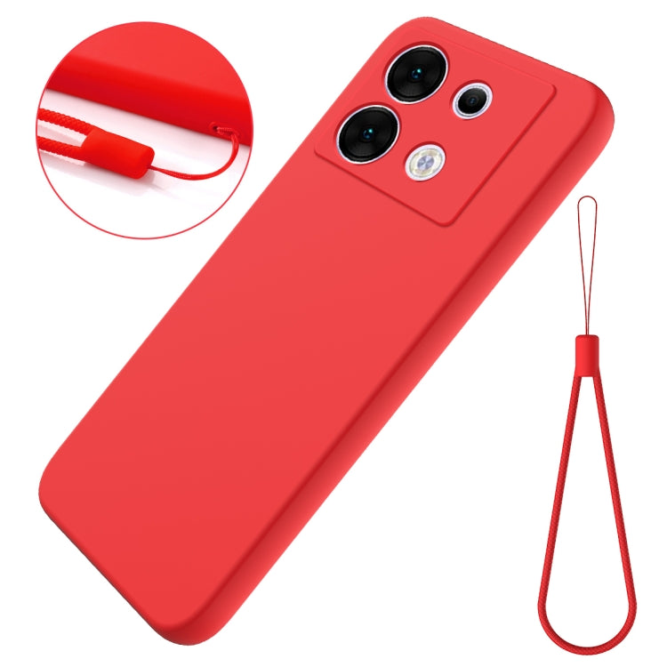 For Infinix Zero 30 5G Solid Color Liquid Silicone Dropproof Full Coverage Protective Case(Red) - Infinix Cases by PMC TechLife | Online Shopping South Africa | PMC TechLife | Buy Now Pay Later Mobicred