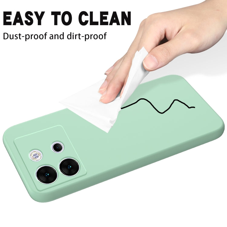 For Infinix Zero 30 5G Solid Color Liquid Silicone Dropproof Full Coverage Protective Case(Green) - Infinix Cases by PMC TechLife | Online Shopping South Africa | PMC TechLife