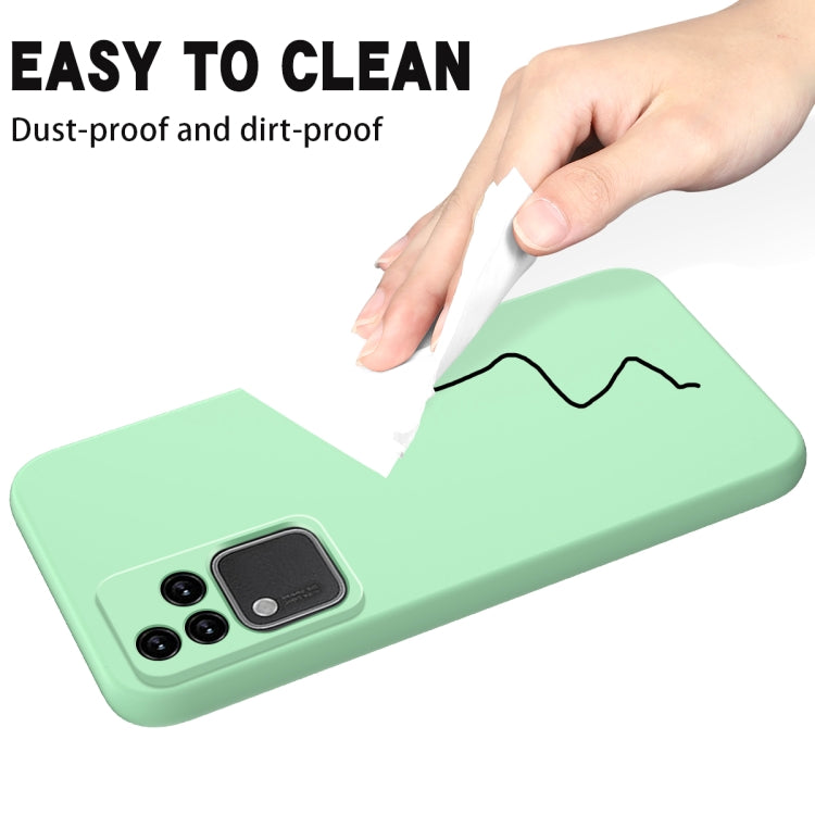 For vivo S18 / S18 Pro / V30 / V30 Pro Solid Color Liquid Silicone Dropproof Full Coverage Protective Case(Green) - S18 Cases by PMC Jewellery | Online Shopping South Africa | PMC Jewellery