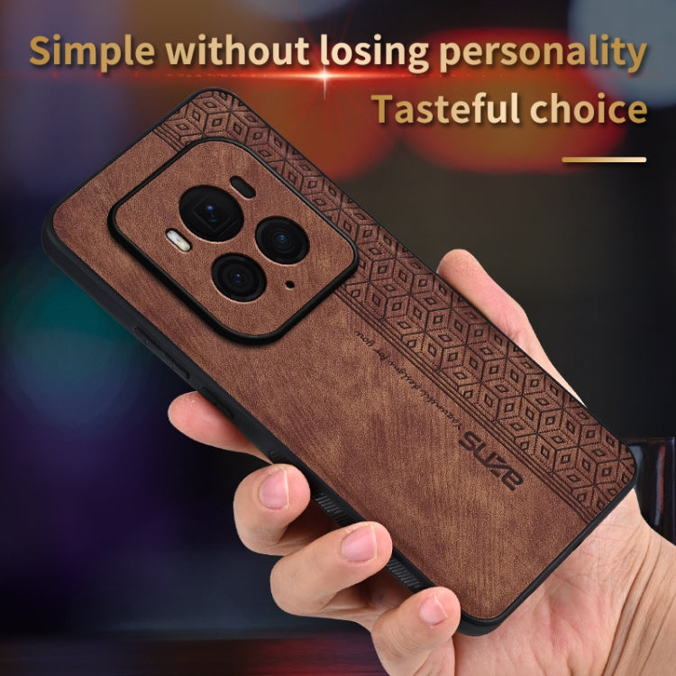 For Honor Magic6 Ultimate AZNS 3D Embossed Skin Feel Phone Case(Sapphire Blue) - Honor Cases by AZNS | Online Shopping South Africa | PMC Jewellery | Buy Now Pay Later Mobicred