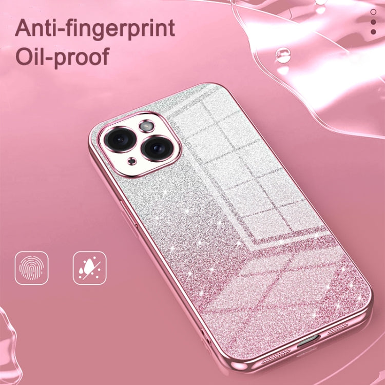 For iPhone 16 Pro Max Gradient Glitter Powder Electroplated Phone Case(Purple) - iPhone 16 Pro Max Cases by PMC Jewellery | Online Shopping South Africa | PMC Jewellery | Buy Now Pay Later Mobicred