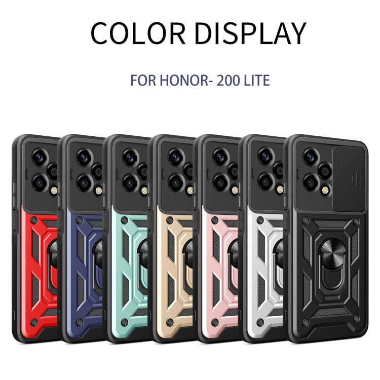For Honor 200 Lite Global Sliding Camera Cover Design TPU+PC Phone Case(Green) - free shipping - PMC TechLife - Order now!