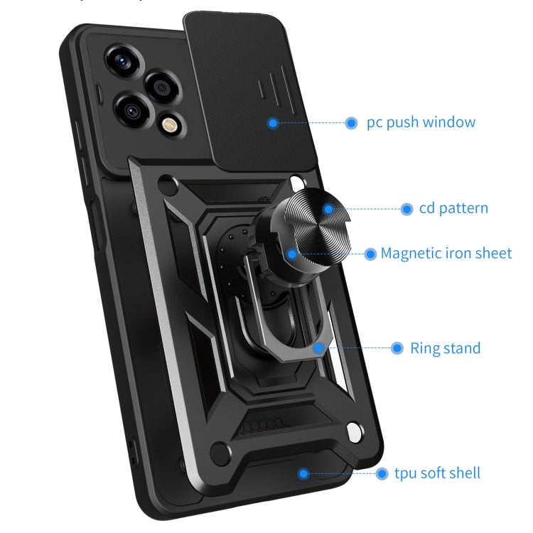 For Honor 200 Lite Global Sliding Camera Cover Design TPU+PC Phone Case(Green) - free shipping - PMC TechLife - Order now!