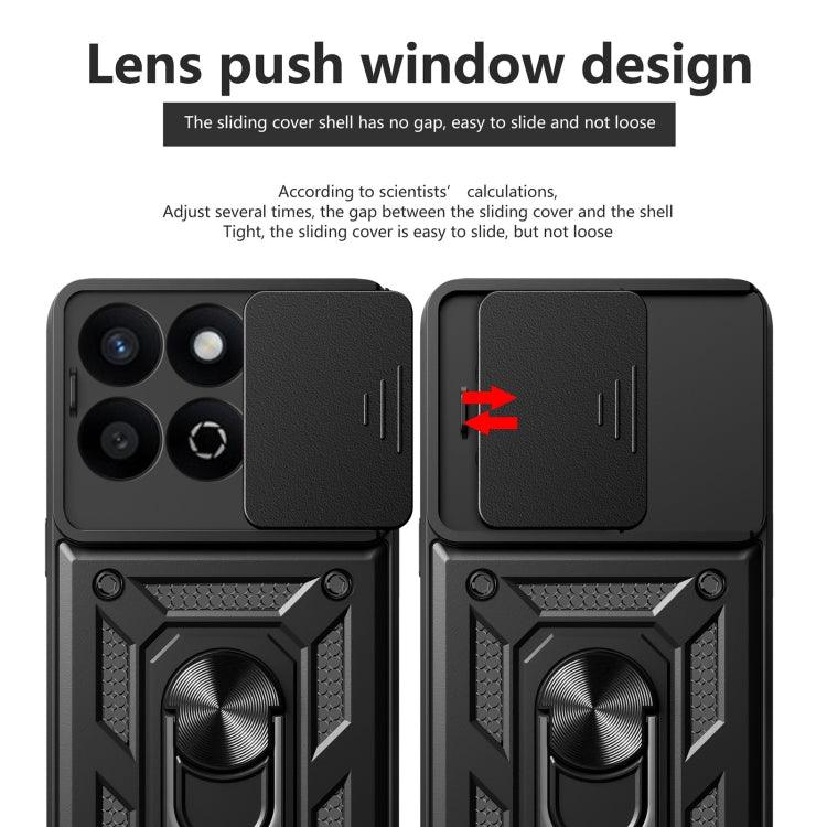 For Honor 200 Smart Sliding Camera Cover Design TPU+PC Phone Case(Silver) - free shipping - PMC TechLife - Order now!